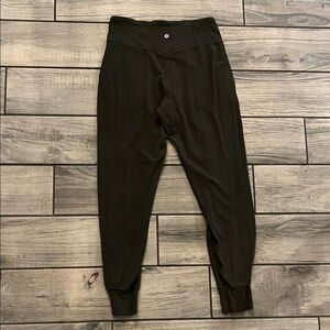 lululemon athletica dark, green align joggers